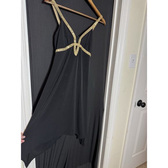 Outlooks Strapless Top Black Small NEW 90s Y2K Asymmetrical Whimsigoth Fairy - Picture 2 of 15